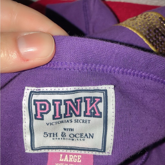 Ladies Purple “LSU” Cardigan - Picture 3 of 11